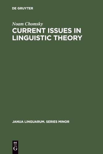 Current Issues in Linguistic Theory book cover