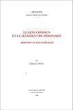 Sens Commun Et Le Jugement Du Phronimos Aristote Et Les Stociens