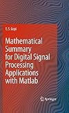 Mathematical Summary for Digital Signal Processing Applications with Matlab