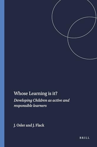 Cover of Whose Learning Is It?