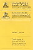 International Certificate Of Vaccination International Health Regulations 2005 Reglement Sanitaire International 2005