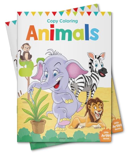 Little Artist Series Animals: Copy Colour Books