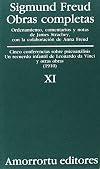 Obras psicológicas completas de Sigmund Freud, v.XI: Cinco lições de psicanálise, Leonardo da Vinci e outros trabalhos (1910)