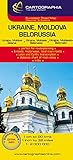 Carte Cartographia Ukraine, Bilorussie, Russie Occidentale