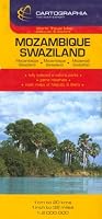 Mozambique, Swaziland (Country Map)