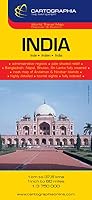 India Country Map 1: 3,750,000: Cartographia Map Collection (Michelin National Maps S.)