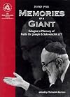 Memories of a Giant: Eulogies in Memory of Rabbi Dr. Joseph B. Soloveitchik (Rabbi Soloveitchik Library, vol. 1)