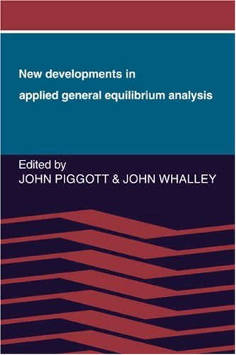 New Developments in Applied General Equilibrium Analysis