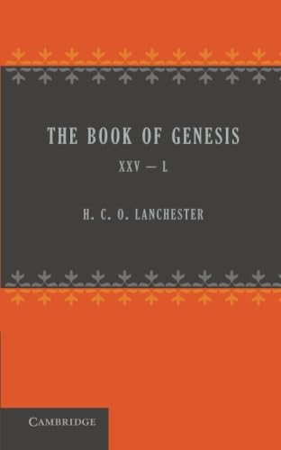 The Book of Genesis 25 50