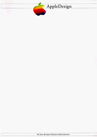 AppleDesign: The Work of the Apple Industrial Design Group