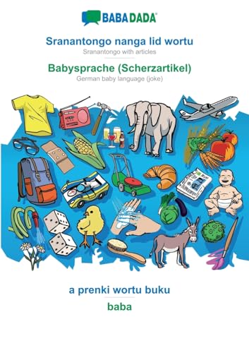 Sranantongo with articles (in srn script) - Babysprache (Scherzartikel), visual dictionary