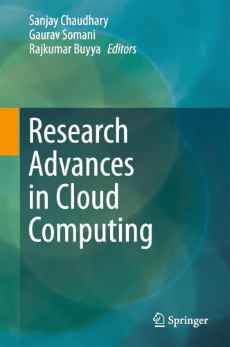 Research advances in cloud computing cover