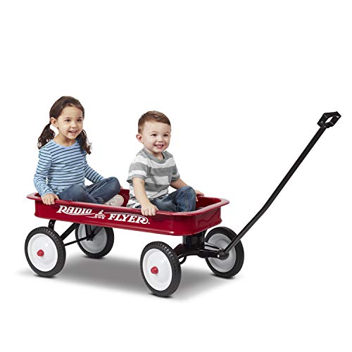 Radio Flyer Kids Wagon, Rolling Cart, Utility Cart, Classic Red Wagon for Kids, for Gardening, Beach, Camping Essentials, Ages 1.5+ Years
