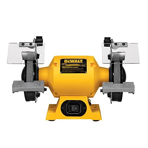 DEWALT 6 Inch Bench Grinder, 3,450 RPM (DW756)