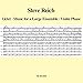 Song Violin Phase - S. Reich by Steve Reich on Steve Reich: Octet / Music for a Large Ensemble / Violin Phase at Amazon