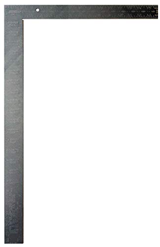 Johnson Level & Tool CS5 Aluminum Framing Square, 16" x 24", Silver, 1 Square
