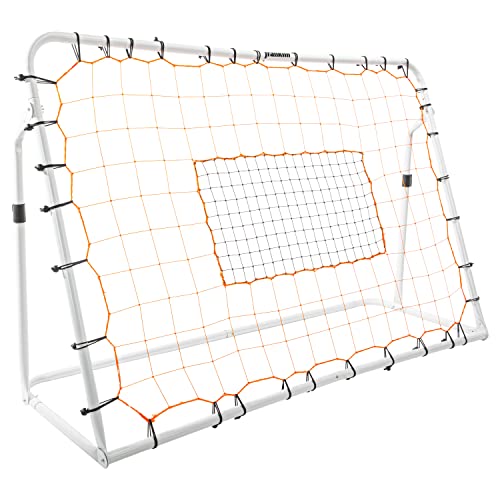 Franklin Sports Soccer Rebound Net - Training Soccer Net - Perfect For Backyard Soccer Practice - Portable 6'x4' Net With Steel Frame - White