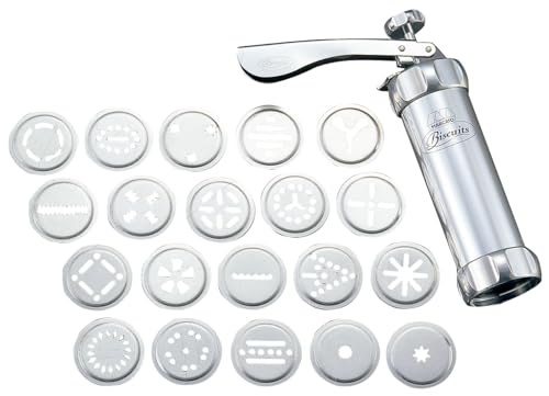 Marcato Atlas Deluxe Biscuit Maker Cookie Press and Large Batches Breeze
