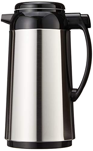 Zojirushi Garrafa térmica premium, 1 litro, aço inoxidável escovado