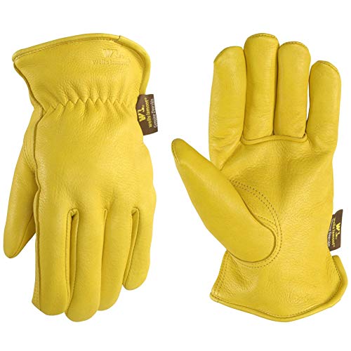 Wells Lamont Men's Deerskin Winter Work Gloves