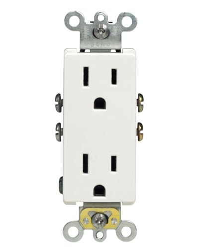 Decorator duplex receptacle outlets 10 pack