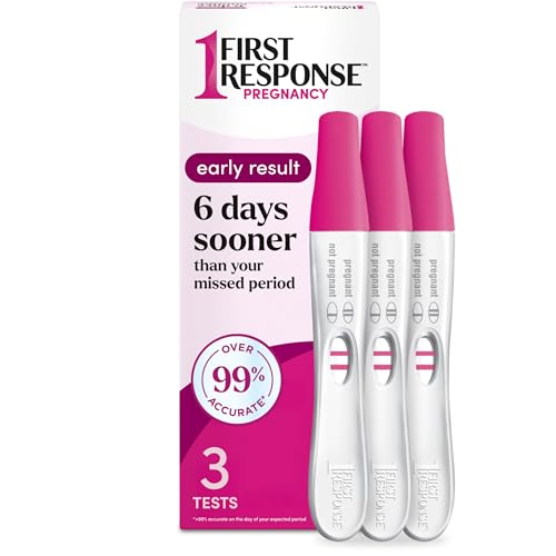 First Response Early Result Pregnancy Test, 3 Count(Pack of 1)(Packaging & Test Design May Vary)