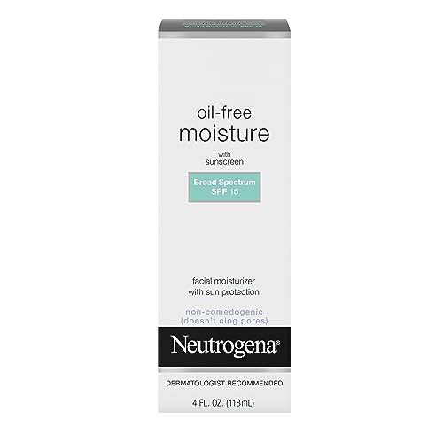 Neutrogena Oil Free Daily Long Lasting Facial Moisturizer & Neck Cream SPF 15