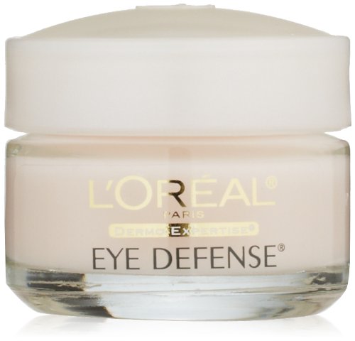 L'Oreal Paris Dermo-Expertise Eye Defense Eye Cream with Caffeine and Hyaluronic Acid 0.5 oz