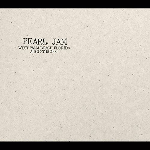 Live: 8-10-00 - West Palm Beach, Florida