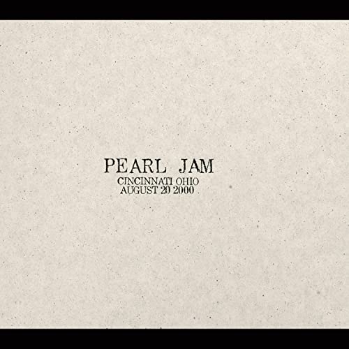 Live: 8-20-00 - Cincinnati, Ohio