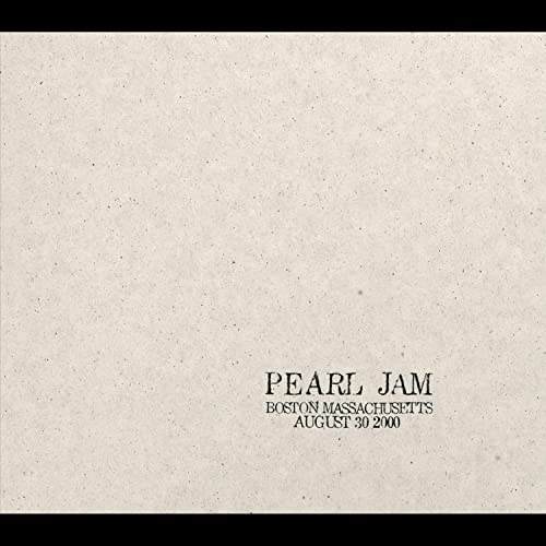 Live: 8-30-00 - Boston, Massachusetts