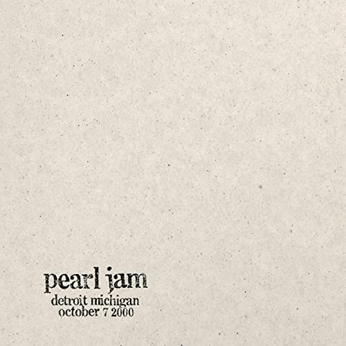 Live: 10-7-00 - Detroit, Michigan