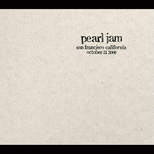 Live: 10-31-00 - San Francisco, California
