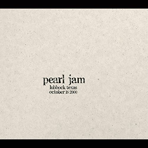 Live: 10-18-00 - Lubbock, Texas