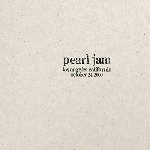 Live: 10-24-00 - Los Angeles, California