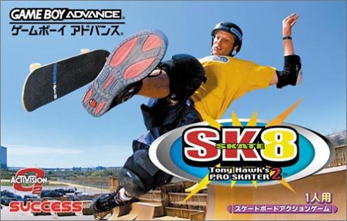 【GBA】ゲームボーイアドバンスの名作・スポーツ・ゲーム人気投票&ランキング【Sports】 12位 SK8 Tony Hawk's PRO SKATER 2の画像