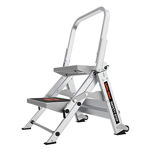 Safety Step 2-Step Aluminum Stool (300-lb capacity) - Image 1