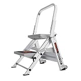 Safety Step 2-Step Aluminum Stool (300-lb capacity) - Image 1