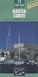 Carte Touristique Corse Nord Bastia Corte