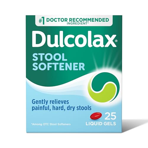 Dulcolax Stool Softener Laxati...cusate Sodium 100 mg,25 Count