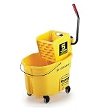 WaveBrake 35 Qt Side-Press Mop Bucket and Wringer Combo - Image 1