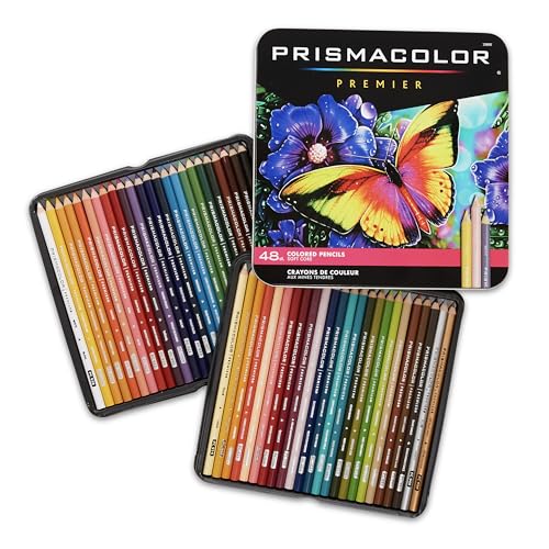 Sanford Prismacolor Premier Colored Pencil Set, 48/Tin