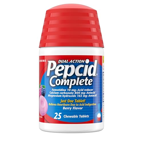 Pepcid Complete Acid Reducer Antacid For Acid Reflux 10mg Famotidine