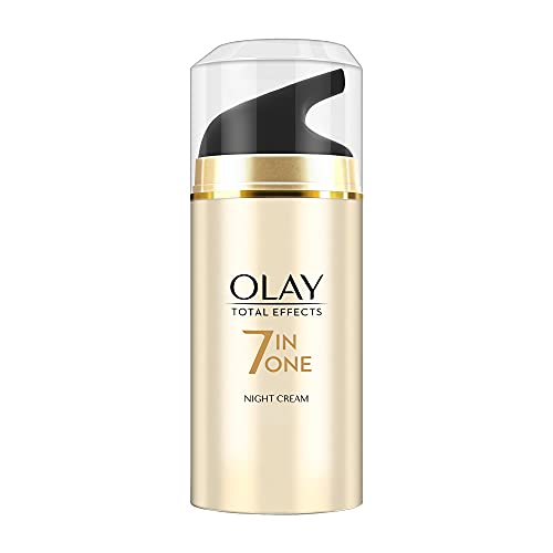 Total Effects Night Cream |with Vitamin C, B5, Niacinamide, Green Tea |Fights 7 signs of ageing every night for glowing, hydrated and younger looking 