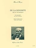 Marcel Moyse On Sonority Art And Technique For Flute