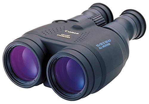 Canon 15x50 IS Allwetter Fernglas (15 fache Vergrößerung, wetterfest, Feldstecher, Präzisionsoptik, IS Bildstabilisator, manuelle Fokussierung, Dioptr