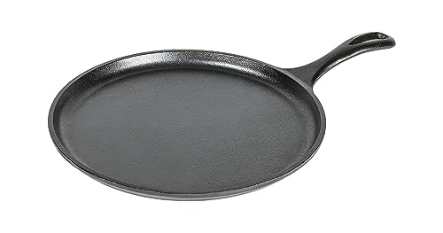 Lodge Round Cast Iron Griddle, 10.5 Inch