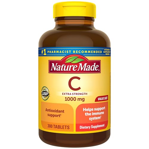 Nature Made Vitamin C 1000 mg Extra Strength, 300 Tablets
