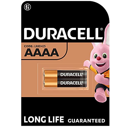 🔥 STARKER PREIS (-31%) Duracell Spezialzellen Alkaline AAAA Batterie 1,5 V, 2er-Packung (LR8D425) entwickelt für den Einsatz in Digitalstiften, medizinischen Geräten und Stirnlampen
