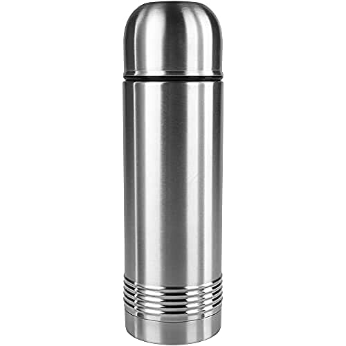 (-54%) Emsa Senator Isolierflasche | 618501600 | Thermosflasche | mobiler Kaffeebecher | 700ml | Thermobecher | Isolierbecher | Safe Loc Verschluss | Edelstahl, Silber